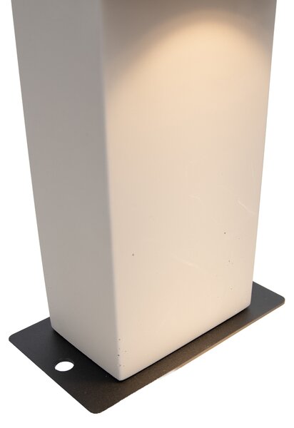 Stâlp modern de exterior gri 35cm IP44 - Pompei