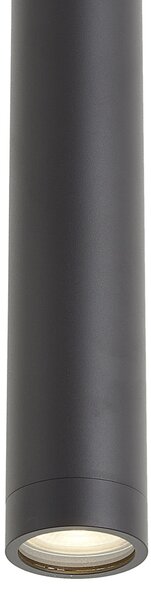Lampă suspendată de design neagră GU10 50mm IP44 - Tuba