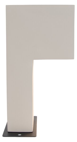 Stâlp modern de exterior gri 35cm IP44 - Pompei