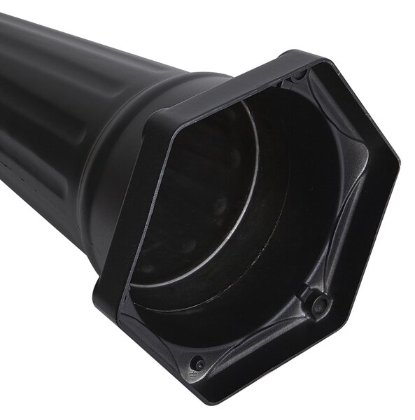 Felinar clasic de exterior negru cu cupru 220cm 3 lumini IP44 - Havana