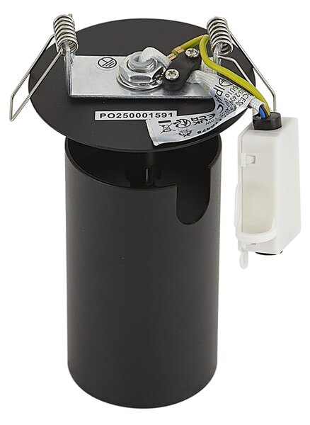 Spot încastrat modern negru GU10 50mm IP44 - Chels