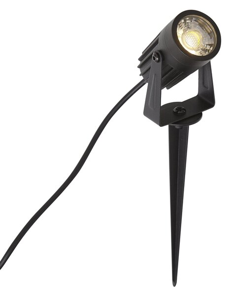 Spot modern de 12V negru cu LED inclus IP67 - Voltaire Pico