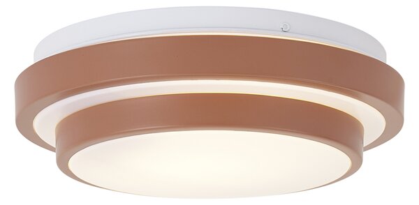 Plafonieră Sienna modernă cu alb 25cm IP44 - Walden