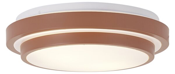 Plafonieră modernă Sienna cu alb 34cm cu 2 lumini IP44 - Walden