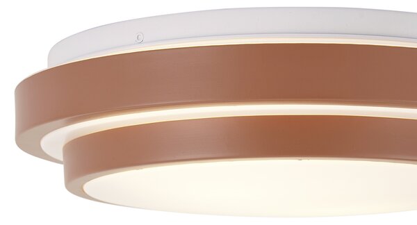 Plafonieră modernă Sienna cu alb 34cm cu 2 lumini IP44 - Walden