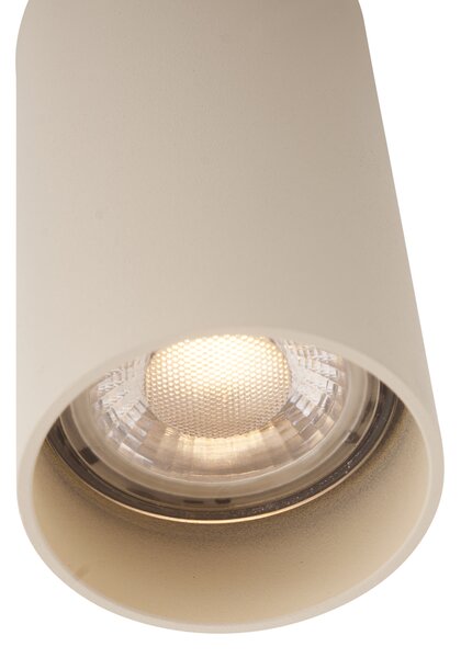 Set de 4 spoturi moderne bej montate la suprafață GU10 50mm Rotund - Tuba