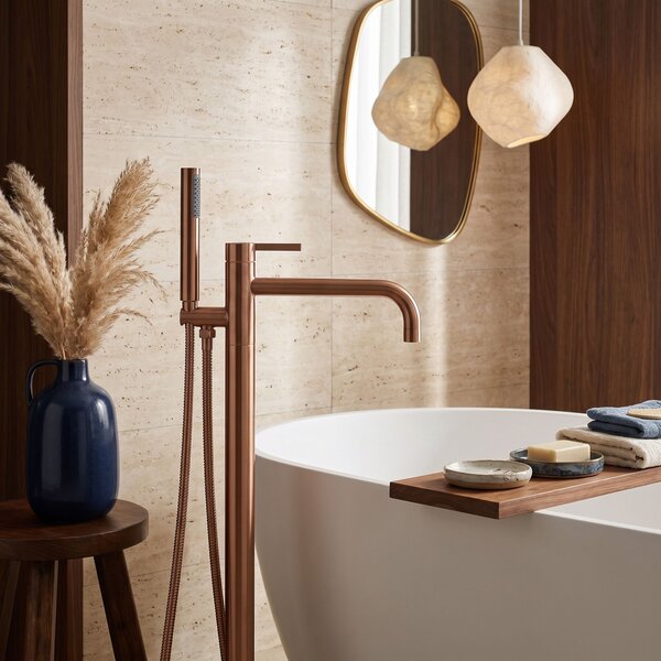 Baterie de podea Rea Foster Brush Copper
