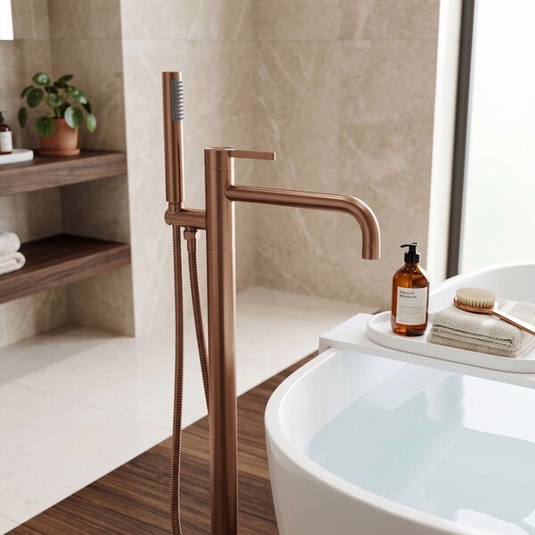 Baterie de podea Rea Foster Brush Copper