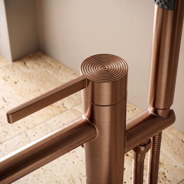 Baterie de podea Rea Foster Brush Copper