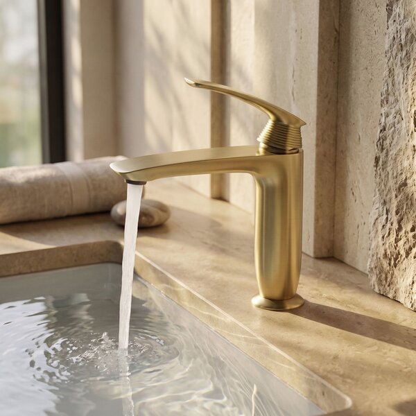 Baterie pentru baie PREMIUM Rea Como Brush Gold Low