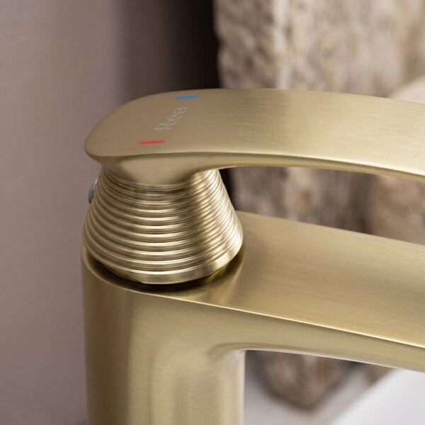 Baterie pentru baie PREMIUM Rea Como Brush Gold Low