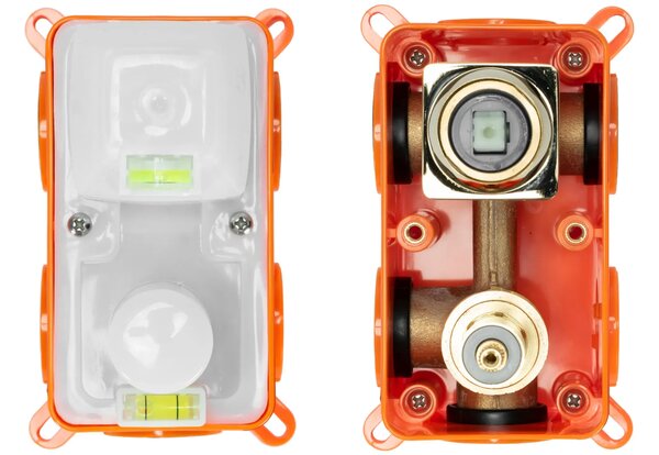 Rea Oval, set de duș ascuns + BOX, crom, REA-P8415