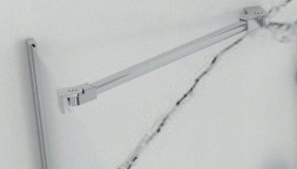 Rea Rapid, distantier stabilizator pentru paravan de dus Rapid pentru sticla de 6 mm, lungime 50 cm, crom, REA-K5699