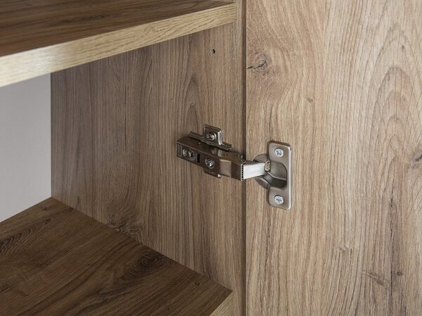 Aqualine Sapho, dulap pentru lavoar ALTAIR 35x150x31cm, stejar emporio