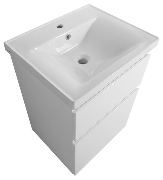 Aqualine Sapho, dulap lavoar ALTAIR 52x72,5x45 cm, alb
