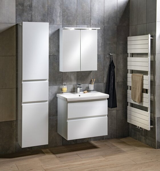Aqualine Sapho, dulap pentru lavoar ALTAIR 77,5x60x45cm, alb, AI280