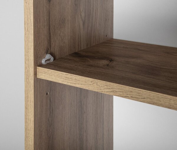 Aqualine Sapho, dulap pentru lavoar ALTAIR 35x150x31cm, stejar emporio