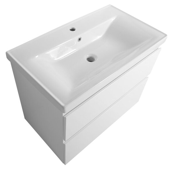 Aqualine Sapho, dulap pentru lavoar ALTAIR 77,5x60x45cm, alb, AI280