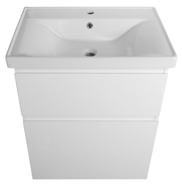 Aqualine Sapho, dulap lavoar ALTAIR 61,5x72,5x45cm, alb