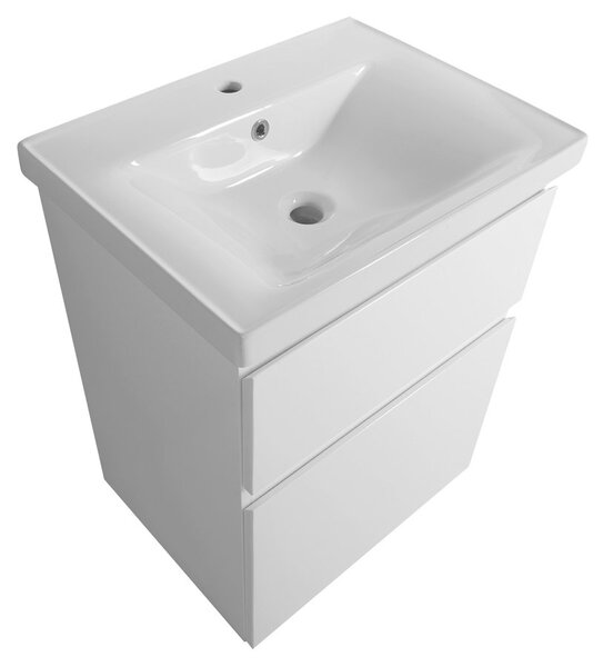 Aqualine Sapho, dulap lavoar ALTAIR 57x72,5x45cm, alb
