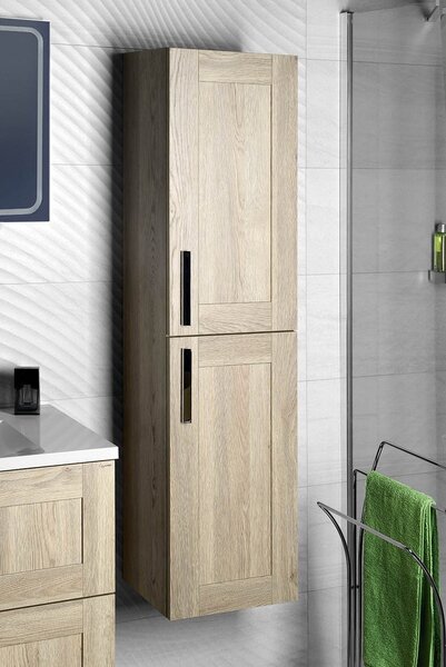 Sapho Sapho, dulap pentru chiuveta dubla AMIA 119x60x45cm, stejar Texas, AM120-2020