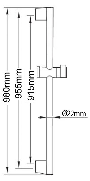 Sapho Sapho, set de duș AMY cu suport glisant 980 mm, furtun 1500 mm, crom, 1202-20