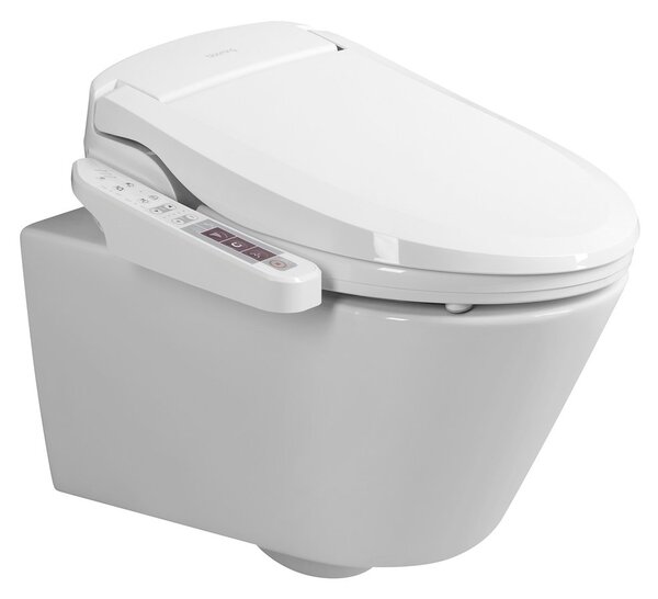 Sapho Sapho, WC de perete AVVA cu bideu electronic BLOOMING EKO PLUS, NB-1160D-3