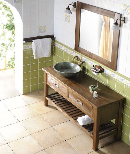 Sapho Sapho, dulap de lavoar BRAND 76x83x43cm, molid vopsit, BA088S