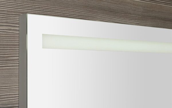 Sapho Sapho, oglindă iluminată cu LED BRETO, raft din sticlă, 1200x608mm, BT120
