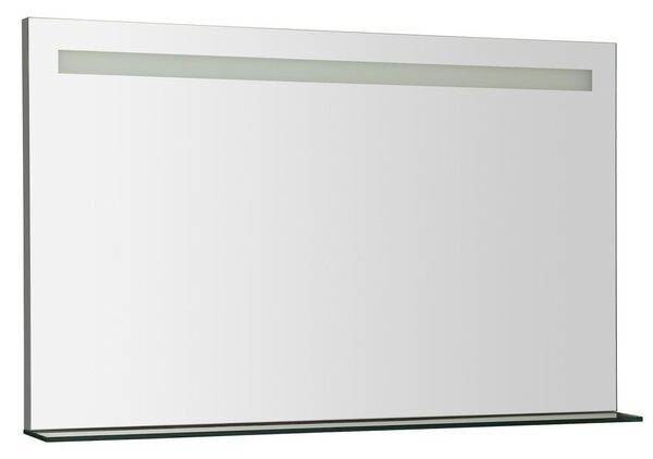 Sapho Sapho, oglindă iluminată cu LED BRETO, raft din sticlă, 1000x608mm, BT100
