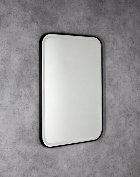 Sapho Sapho, oglinda CETIS cu iluminare LED 60x80cm, negru mat, CT080