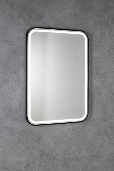 Sapho Sapho, oglinda CETIS cu iluminare LED 60x80cm, negru mat, CT080