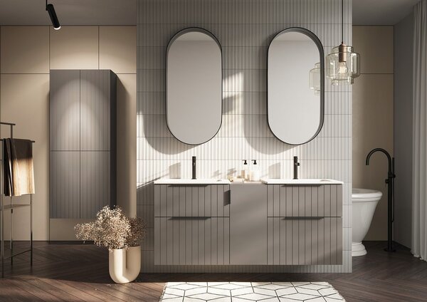 Sapho Sapho, dulap CIRASA cu usa inferioara 30x64x46cm, dreapta/stânga, Sienna, CR301-4242