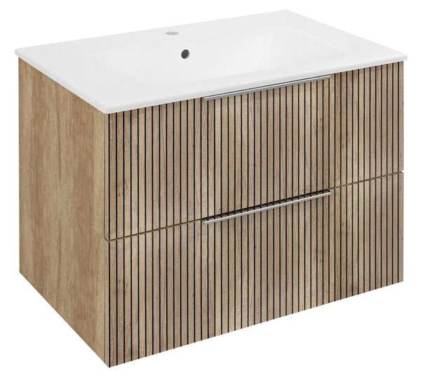 Sapho Sapho, dulap lavoar CIRASA 69,8x52x46cm, stejar Alabama strip/Stejar Alabama, CR701-2322