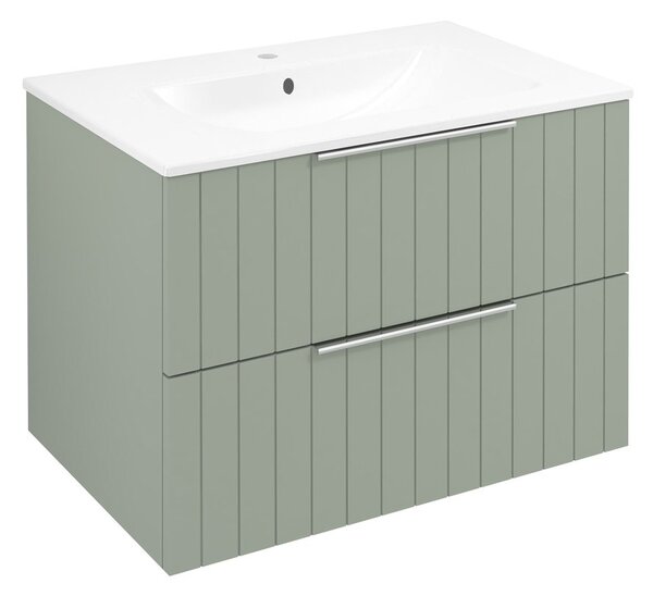 Sapho Sapho, dulap lavoar CIRASA 69,8x52x46cm, banda verde, CR701-4444S