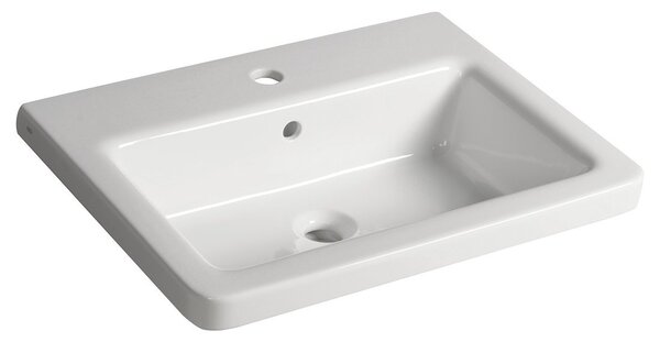 Sapho Sapho, Lavoar ceramic pătrat CITY 60x18x45cm, KE060