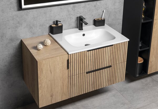 Sapho Sapho, Mobilier lavoar CIRASA 59,2x64x46cm, stejar Alabama, CR601-2322