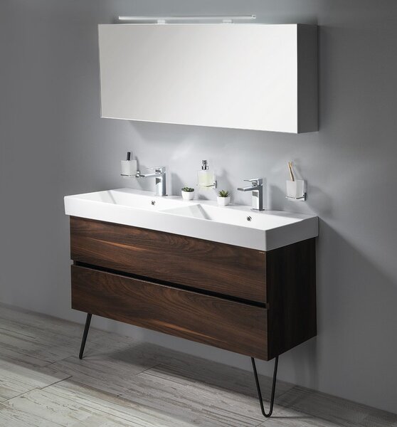 Sapho Sapho, galerie CLOE cu iluminare LED, 120x50x18cm, alb, CE120-0030