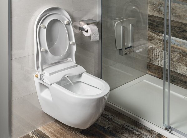 Sapho Sapho, scaun pentru bideu CLEAN STAR, în formă de D, LB402