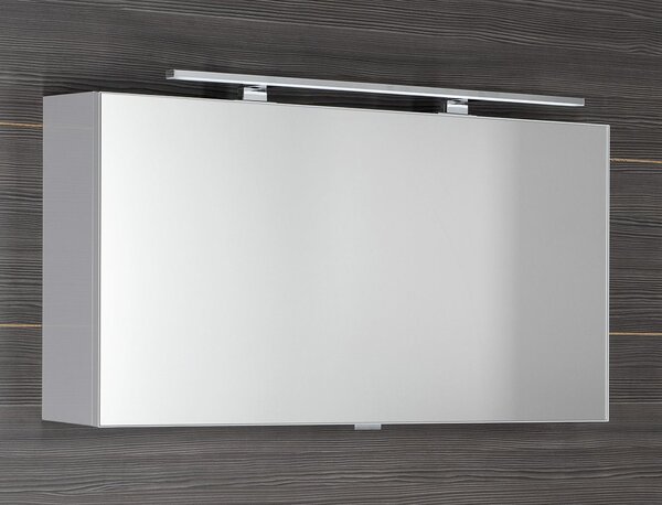 Sapho Sapho, galerie CLOE cu iluminare LED, 120x50x18cm, alb, CE120-0030