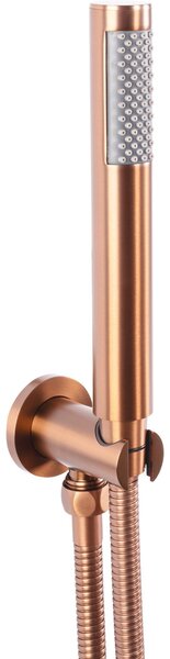 Set de duș incastrat Rea LUNGO COPPER BRUSH + BOX cu termostat