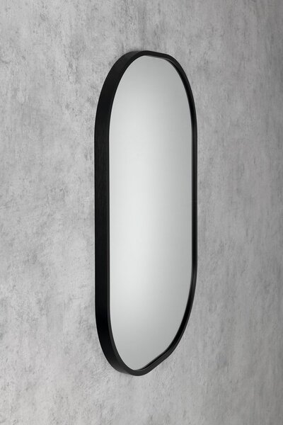 Sapho Sapho, oglinda cu rama CONA SLIM, 40x60cm, neagra, NC245