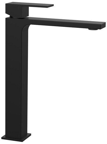 Sapho Sapho, Baterie de lavoar de sine stătătoare CUBEMIX fără priză, înalt, mat negru, CM006B