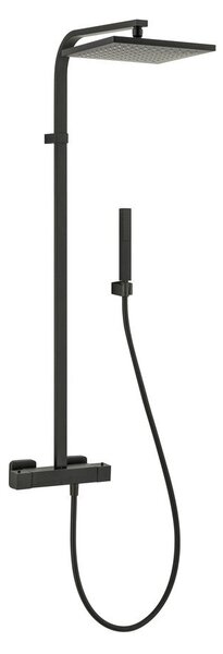 Sapho Sapho, coloana de dus DIMY cu robinet termostatic, negru mat, DM322BL