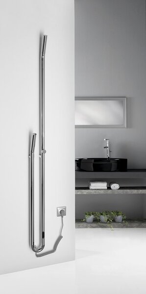 Sapho Sapho, uscator de prosoape electric DUOPASSO cu temporizator, 122x1700mm, 45 W, crom, ER730