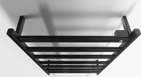 Sapho Sapho, uscator electric de prosoape ELIAS 490x730x110mm, 105W, negru mat, EB550