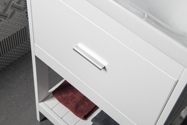 Aqualine Sapho, dulap de lavoar ETIDE 51,5x86x44 cm, alb mat, ET515