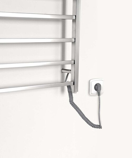 Sapho Sapho, uscător de prosoape electric ESKINADO, pătrat, 620x1160 mm, 120 W, oțel inoxidabil, ER430V