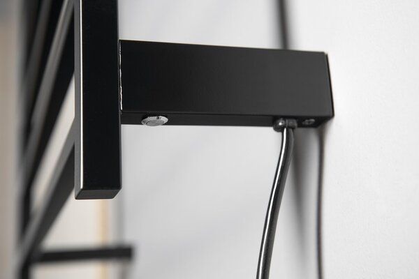 Sapho Sapho, ELZOR Uscător de prosoape electric 500x470mm, 60W, negru mat, EB510