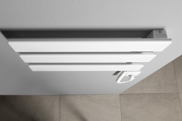 Aqualine Sapho, ELVIS Uscător de prosoape electric, 480x330x45mm, 50W, alb, EB480